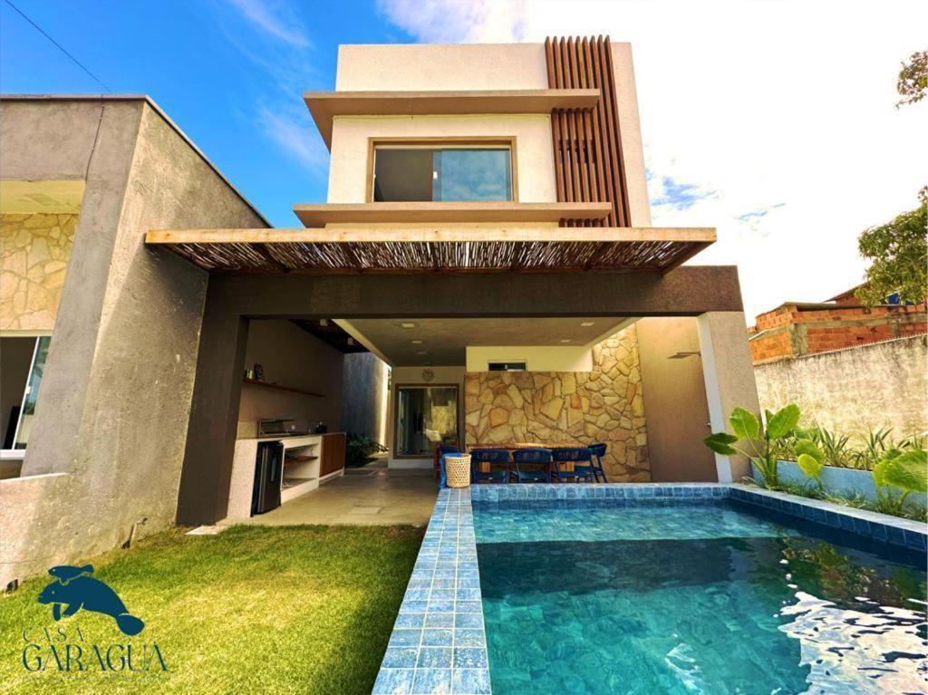Casa A 1200M Da Praia Do Patacho - Casa Garagua Pôrto de Pedras Екстериор снимка